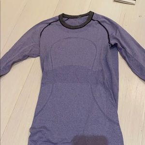 Purple long sleeve lululemon shirt